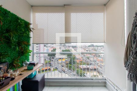 Varanda da Sala de apartamento para alugar com 3 quartos, 63m² em Vila Santa Clara, São Paulo