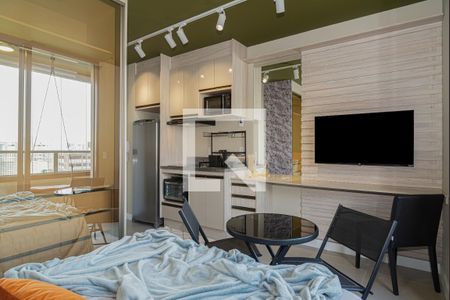 Sala/Quarto de kitnet/studio para alugar com 1 quarto, 25m² em Consolação, São Paulo