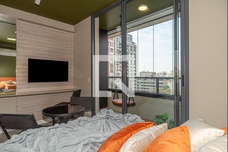 Sala/Quarto de kitnet/studio para alugar com 1 quarto, 25m² em Consolação, São Paulo