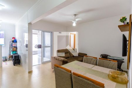 Sala de apartamento para alugar com 2 quartos, 64m² em Vila Caiçara, Praia Grande