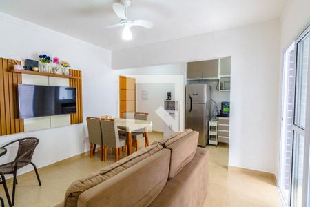 Sala de apartamento para alugar com 2 quartos, 64m² em Vila Caiçara, Praia Grande