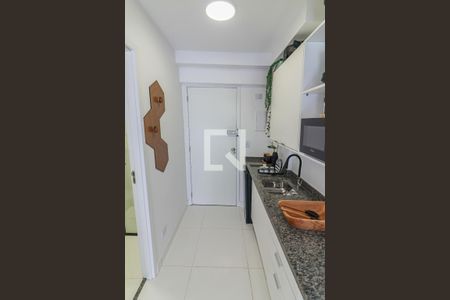 Quarto e Cozinha de kitnet/studio à venda com 1 quarto, 20m² em Jardim das Vertentes, São Paulo