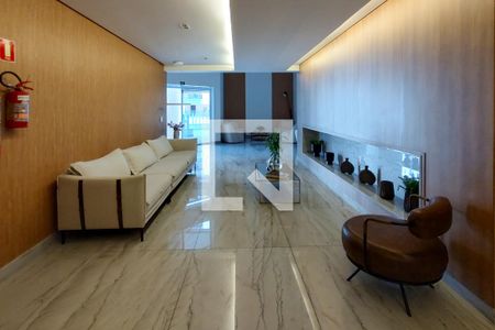 Apartamento para alugar com 81m², 2 quartos e 2 vagasHall social