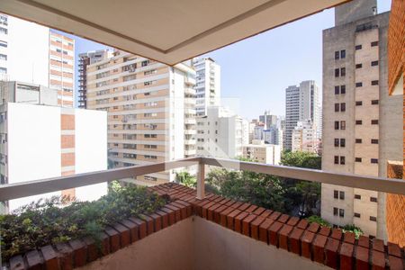 Varanda da Sala de apartamento para alugar com 2 quartos, 117m² em Jardim Paulista, São Paulo