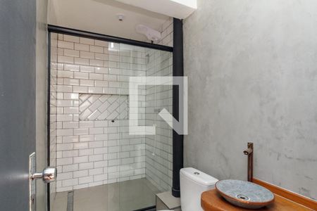 Banheiro de kitnet/studio para alugar com 1 quarto, 37m² em Centro Histórico de São Paulo, São Paulo