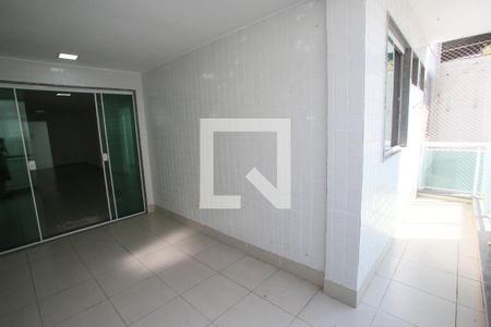 Varanda da Sala de apartamento à venda com 3 quartos, 112m² em Taquara, Rio de Janeiro