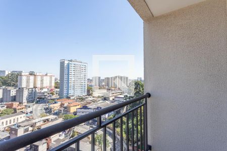 Varanda da sala de apartamento à venda com 2 quartos, 55m² em Conceição, Diadema