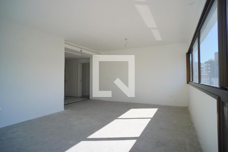 Sala de apartamento à venda com 3 quartos, 124m² em Petrópolis, Porto Alegre