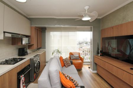 Sala/Cozinha de apartamento para alugar com 1 quarto, 31m² em Parque da Vila Prudente, São Paulo