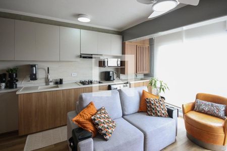 Sala/Cozinha de apartamento para alugar com 1 quarto, 31m² em Parque da Vila Prudente, São Paulo