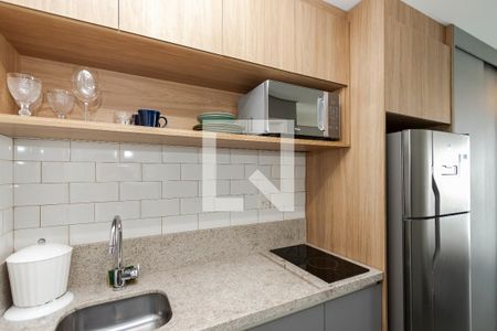 Studio para alugar com 24m², 1 quarto e sem vaga Studio para alugar com 24m², 1 quarto e sem vagaCozinha