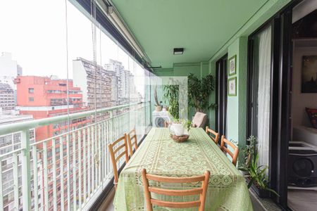 Varanda de apartamento à venda com 2 quartos, 80m² em Bela Vista, São Paulo