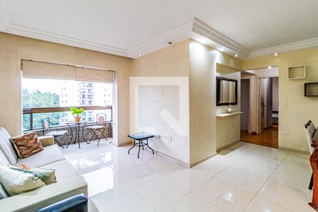 Sala de apartamento à venda com 3 quartos, 98m² em Vila Indiana, São Paulo