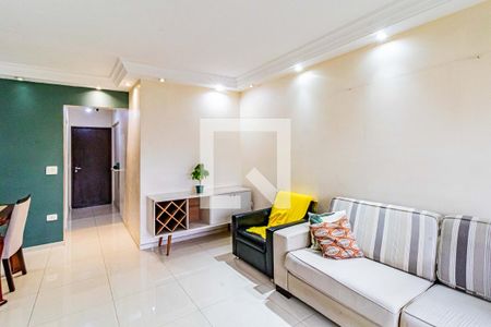 Sala de apartamento à venda com 3 quartos, 98m² em Vila Indiana, São Paulo