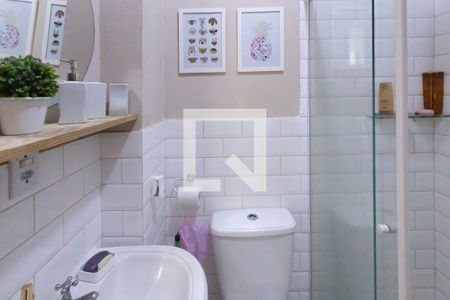 Banheiro de kitnet/studio para alugar com 1 quarto, 33m² em Centro, Rio de Janeiro