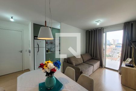 sala de estar/jantar de apartamento para alugar com 1 quarto, 45m² em Vila das Mercês, São Paulo