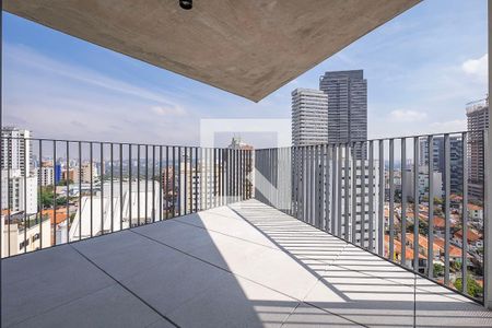 Varanda de apartamento para alugar com 1 quarto, 63m² em Jardim das Bandeiras, São Paulo