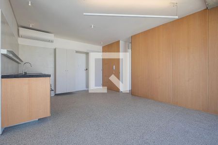 Sala/Cozinha de apartamento para alugar com 1 quarto, 63m² em Jardim das Bandeiras, São Paulo