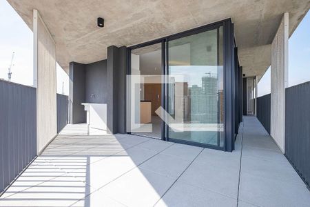 Varanda de apartamento para alugar com 1 quarto, 63m² em Jardim das Bandeiras, São Paulo