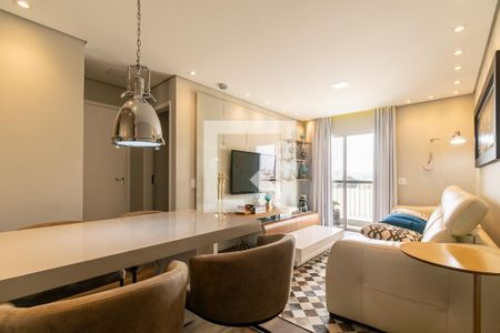 Sala de apartamento à venda com 1 quarto, 55m² em Vila Guarani (zona Sul), São Paulo