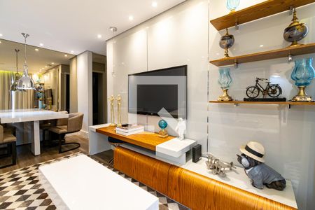 Sala de apartamento à venda com 1 quarto, 55m² em Vila Guarani (zona Sul), São Paulo