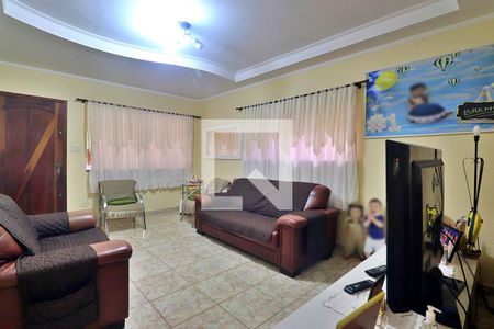 Sala de casa à venda com 4 quartos, 166m² em Campestre, Santo André