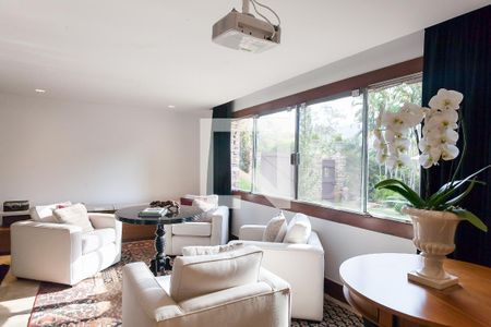 Sala de casa de condomínio à venda com 5 quartos, 420m² em Bosque da Ribeira, Nova Lima