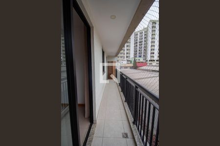Varanda da Sala de apartamento à venda com 2 quartos, 69m² em Maracanã, Rio de Janeiro