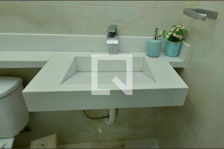 Lavabo de casa de condomínio à venda com 3 quartos, 350m² em Vargem Pequena, Rio de Janeiro