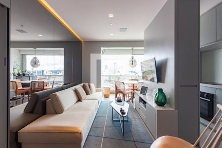 Sala de apartamento para alugar com 2 quartos, 60m² em Centro, Osasco