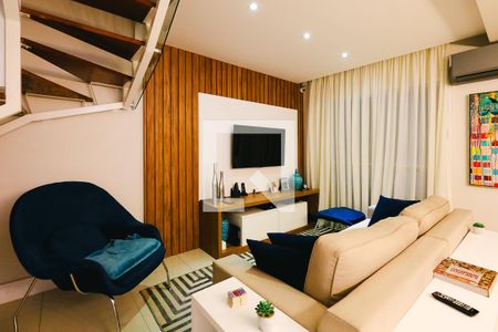 Sala de casa de condomínio para alugar com 3 quartos, 148m² em Engordadouro, Jundiaí