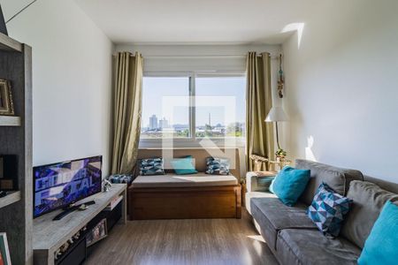 Sala de apartamento à venda com 3 quartos, 75m² em São Sebastião, Porto Alegre