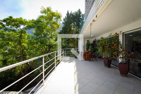Detalhe da varanda da sala  de apartamento para alugar com 4 quartos, 350m² em Lagoa, Rio de Janeiro