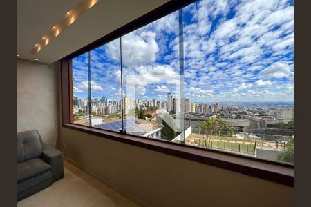 Varanda da Sala de casa à venda com 6 quartos, 593m² em Belvedere, Belo Horizonte