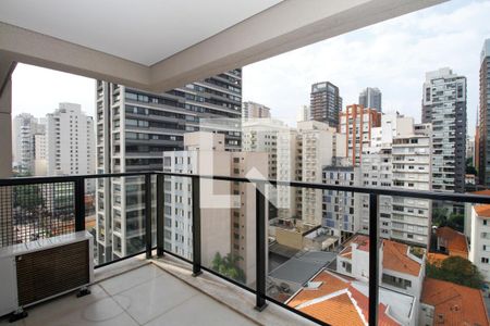 Varanda da Sala de Estar e Jantar de apartamento para alugar com 2 quartos, 58m² em Pinheiros, São Paulo