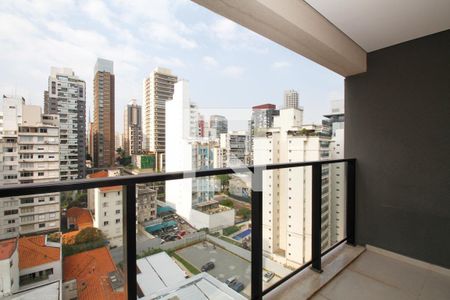 Varanda da Sala de Estar e Jantar de apartamento para alugar com 2 quartos, 58m² em Pinheiros, São Paulo