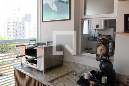 Varanda gourmet de apartamento à venda com 2 quartos, 65m² em Vila Anglo Brasileira, São Paulo