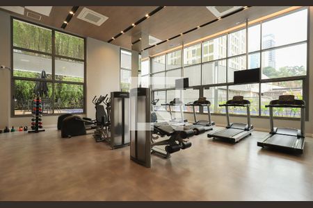 Studio para alugar com 25m², 1 quarto e sem vaga Studio para alugar com 25m², 1 quarto e sem vagaÁrea comum - Academia