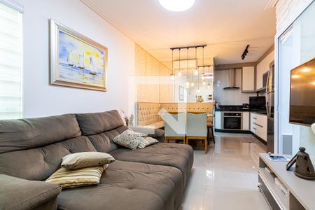 Sala / Cozinha de casa de condomínio à venda com 2 quartos, 73m² em Cidade Mãe do Céu, São Paulo