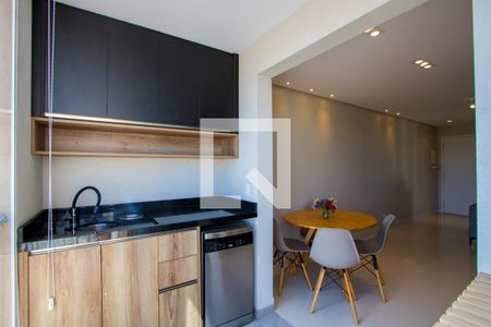 Varanda da sala de apartamento para alugar com 2 quartos, 73m² em Vila Helena, Santo André