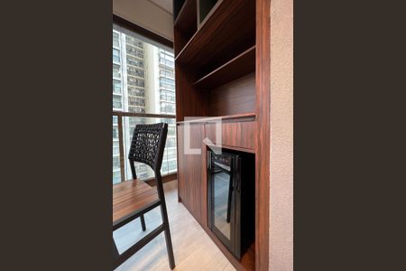 Studio para alugar com 28m², 1 quarto e sem vagaVaranda