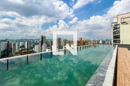 Studio para alugar com 28m², 1 quarto e sem vagaPiscina