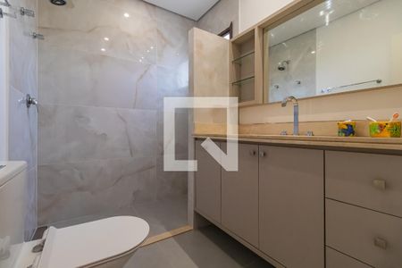 Casa de condomínio para alugar com 164m², 3 quartos e 2 vagasBanheiro da Suíte