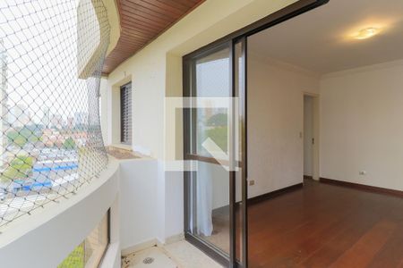 Varanda da Sala de apartamento à venda com 3 quartos, 110m² em Campo Belo, São Paulo