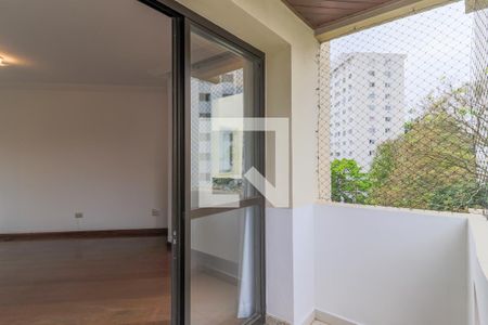 Varanda da Sala de apartamento à venda com 3 quartos, 110m² em Campo Belo, São Paulo