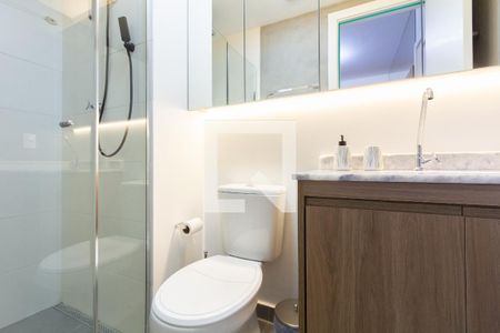 Apartamento à venda com 27m², 1 quarto e sem vagaBanheiro da Suíte