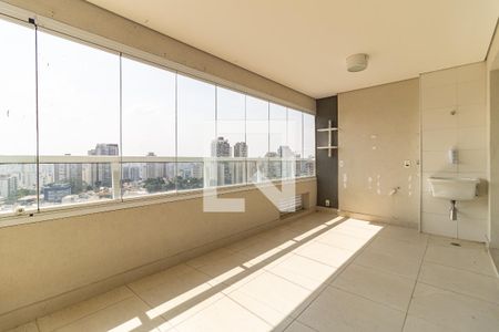 Varanda  de apartamento à venda com 1 quarto, 45m² em Vila Dom Pedro I, São Paulo