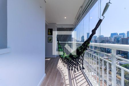 Varanda de apartamento à venda com 2 quartos, 62m² em Brooklin Paulista, São Paulo