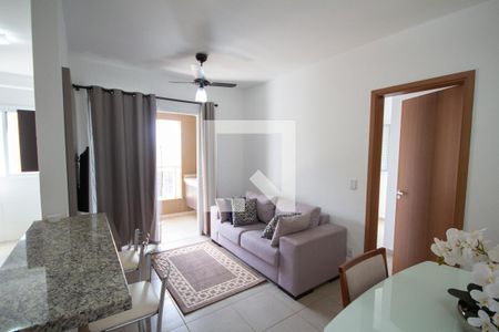 Sala de apartamento para alugar com 1 quarto, 50m² em Nova Aliança, Ribeirão Preto