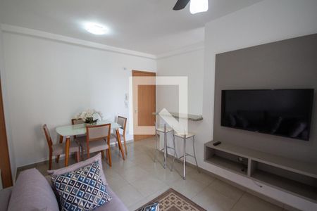 Sala de apartamento para alugar com 1 quarto, 50m² em Nova Aliança, Ribeirão Preto